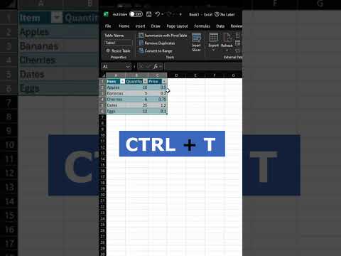 3 Shortcuts for #microsoftexcel