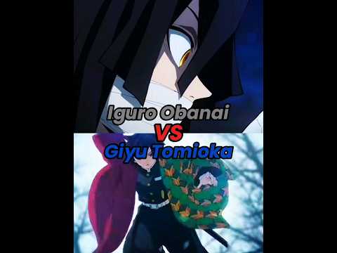 Iguro Obanai vs Giyu Tomioka | Demon Slayer