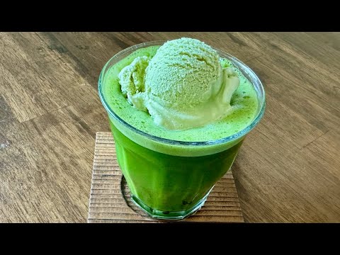 Iced Matcha Float - Yuko's Kitchen - Japanese Cooking 101