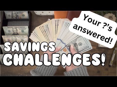 YOUR Questions ANSWERED! Savings Challenges  For ALL Budgets