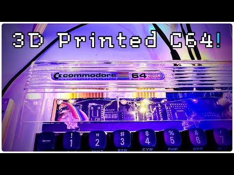 The Commodore Clear Case: NEW 3D Printed Cases for the C64 Breadbin!