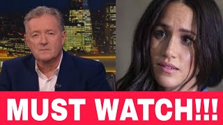 Piers Morgan Drops TRUTH BOMB About Meghan Markle that will Leave You Stunned