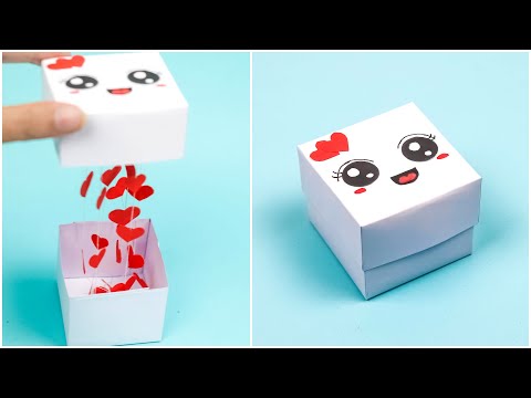 Gift box - Paper craft - Cute gift box - DIY Ideas