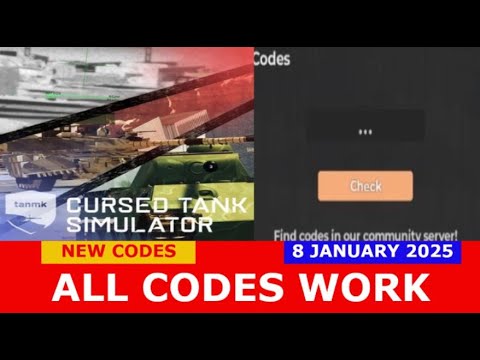 *NEW CODES* [FIRE SUPPORT ] Cursed Tank Simulator ROBLOX | ALL CODES | JANUARY 8, 2025