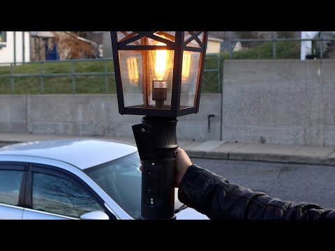 Fainche Outdoor Lamp Post Light Fixture with GFCI Review