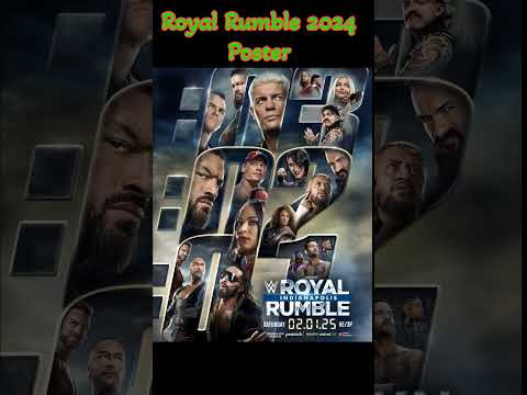 Royal Rumble 2024 poster #royalrumble #romanreigns