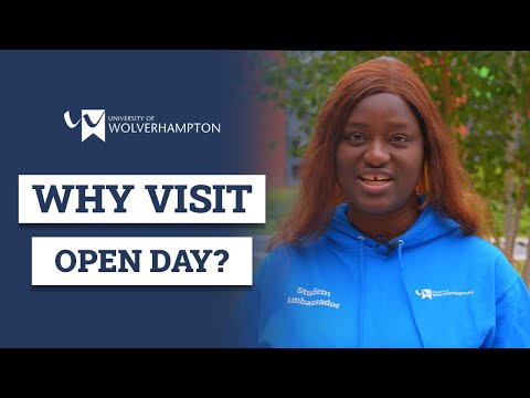 Meet Sarah at The University Of Wolverhampton Open Day