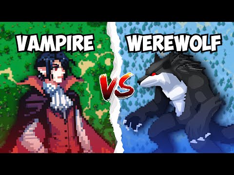 100 VAMPIRE VS 100 WEREWOLF - WorldBox Indonesia