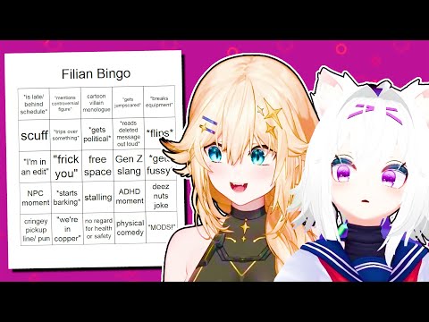 Filian is not happy with the Filian BINGO!