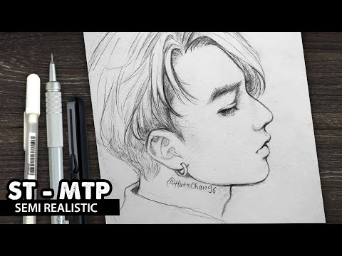 Drawing Son Tung MTP- Vẽ Chân Dung Sơn Tùng- Hãy Trao Cho Anh