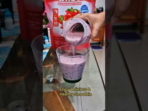 1 Minute Smoothie!! 🥤 | Healthy & Delicious | #food #proteusnutrition #smoothie #singaporevlog