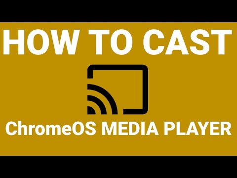 How to cast from the ChromeOS media player