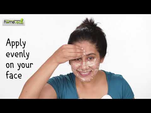 Oatmeal Face Scrub| DIY Skin Care - Homeveda Remedies