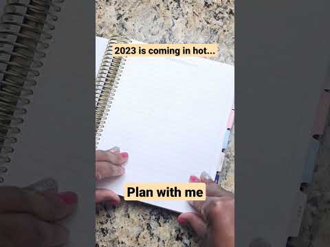 Plan with me - 2023 is coming in hot