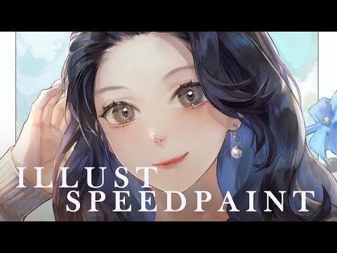 【SpeedPaint】 B L U E   //  Photoshop process