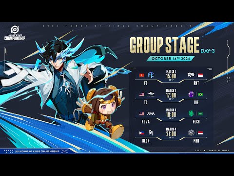 [EN] 2024 Honor of Kings Championship Group Stage Day 3