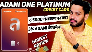 ICICI Adani ONE Platinum Credit CARD Review In HINDI