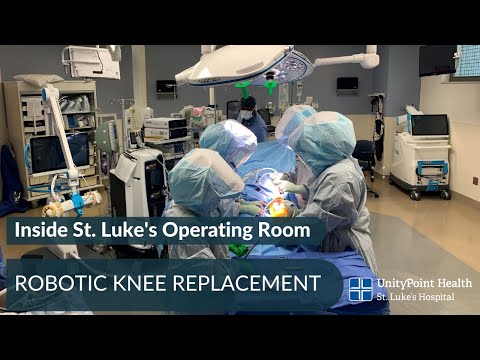 WATCH:  Robotic Knee Replacement Surgery