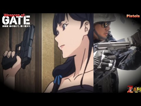 Gate - Weapons of - Handguns/Revolver - Anime vs. Real