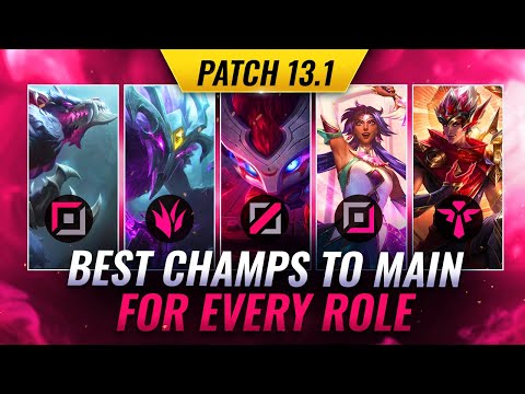 NEW 3 BEST CHAMPIONS to Main on Patch 13.1:  - League of Legends