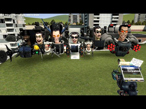 NEW GMAN UPGRADED ARMY!!! part 10 SKIBIDI TOILET IN GARRY'S MOD!