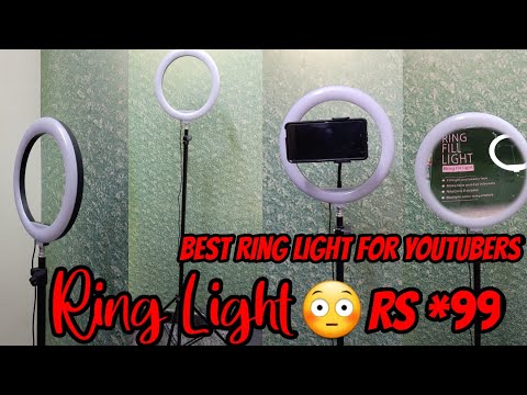 Ring light for Youtubers | In low cost | Unboxing video | Tamil cut videos