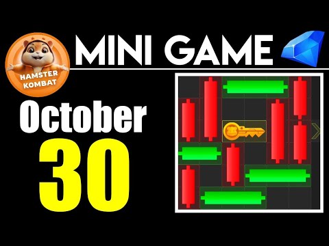 Hamster kombat Mini-Game 30th October (Puzzle Solved)