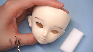 [ Anna-Queen ] BJD faceup tutorial part1