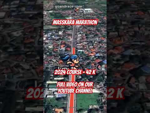 Masskara Marathon (2024): fly over the marathon course!