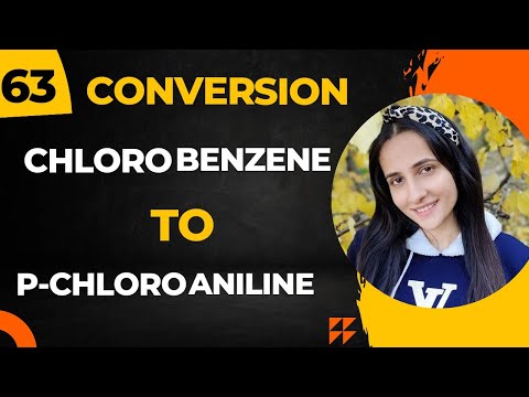 63) Convert Chlorobenzene to P-chloroaniline| Important Organic conversions Class12 chemistry