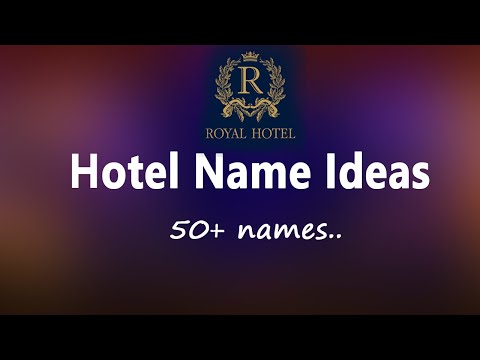 HOTEL NAME IDEAS 2022 | HOTEL NAME LIST | Unique Hotel Name Idea MOTEL INN Boarding Name List Ideas.