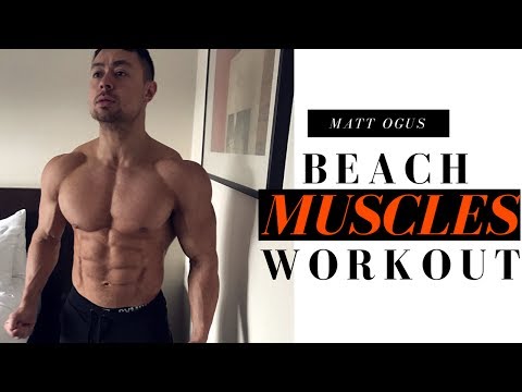 Beach Muscles Workout - Chest, Shoulders, Arms