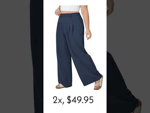 Halara Plus Size Try On Haul | Linen Pants | July 2024 #halara #halaradress