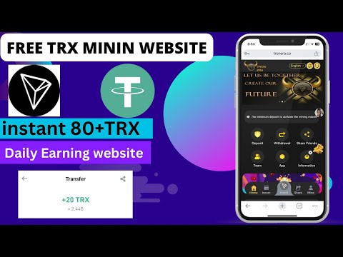 New tron ERA mining website | daily Earning website | very trusted trx website | best income site