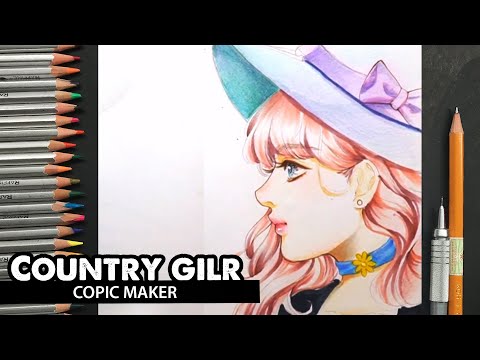 Draw beautiful girl | Semi realistic Huta chan