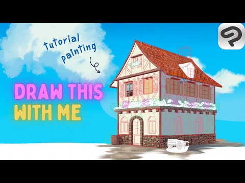 🔴 LIVE - Draw a Medieval House (Work in Progress) #2