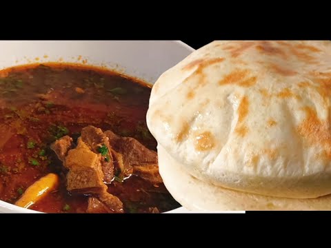 Mutton curry recipe  | mutton Shorba with Afghani naan  |  recipe | Naan recipe |