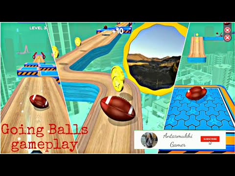 Going balls gameplay #ytstudio #antarmukhigamer  #goingballs Level 37-39