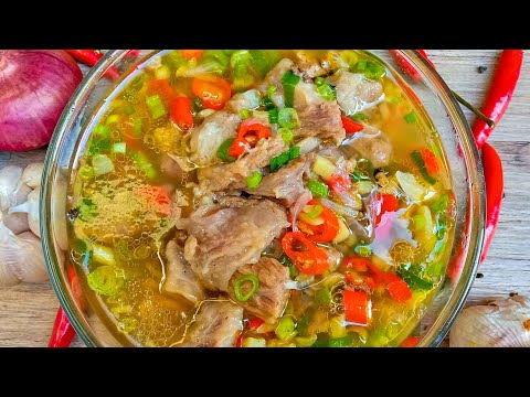 Bisaya Style Beef Hinalang (Halang - Halang) Recipe