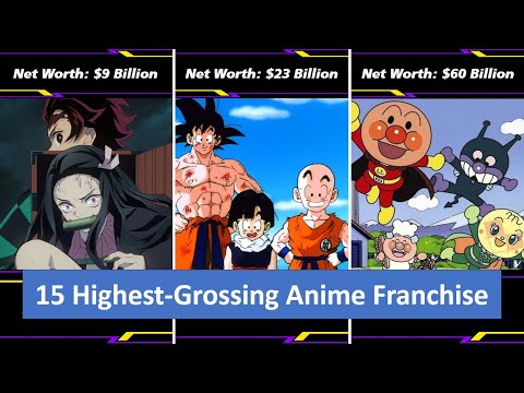 15 Highest Grossing Anime Franchises Of All Time