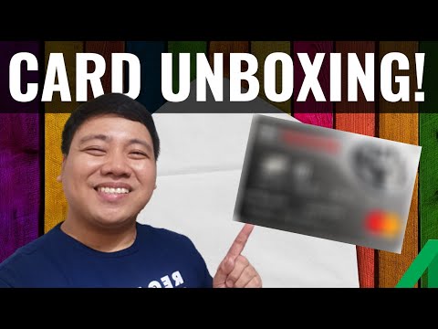 UNBOXING my NEW Credit Card from Metrobank PH