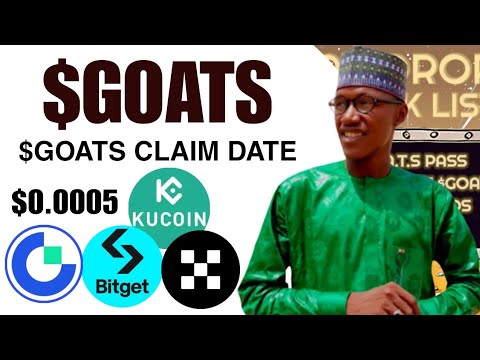 30 NOVEMBER $GOATS LISTING DATE & GOATS CLAIM DATE CONFIRMED