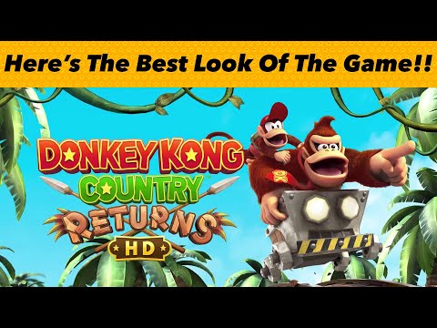 THIS Is What Donkey Kong Country Returns HD Actually Looks Like On Switch