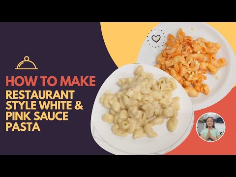 Restaurant style creamy white & pink sauce pasta with important tips l #viral #youtube #pinksauce