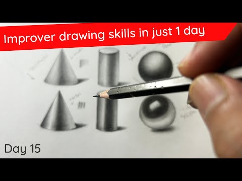 Improve Your Drawing Skills in Just 1 Day || Drawing for Beginners - Day 15  || 100 Days Challenge