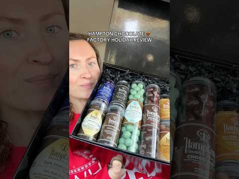 HUGE Hampton Chocolate Factory Holiday Box Review! 🍫🎁 #chocolate #dessert #christmas