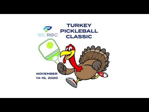 Great Bend Turkey Pickleball Classic 2020 - Mixed Semi-Finals -Debbie & Chris vs  Michelle & Ramon.