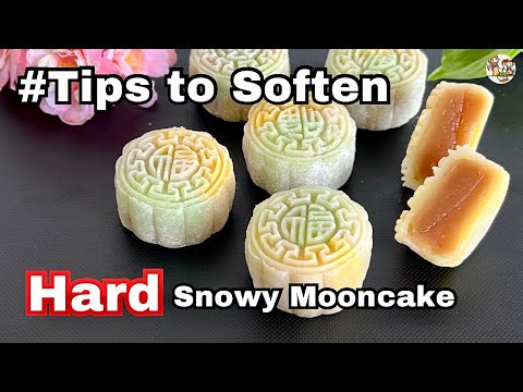 STOP Throw Away your Hard Snowy Mooncake, Teach you way to soften, how to store #snowymooncake #月餅