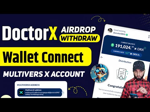 Doctor X MultiversX Wallet Connect Process | Wallet Connect Doctor X | Doctor x Wallet Connect |