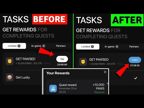 Paws New Task Mystery Quest ｜ How To Complete Paws Mystery Quest Task ｜Paws Mystery Quest +10000